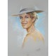 Portrait aux pastels